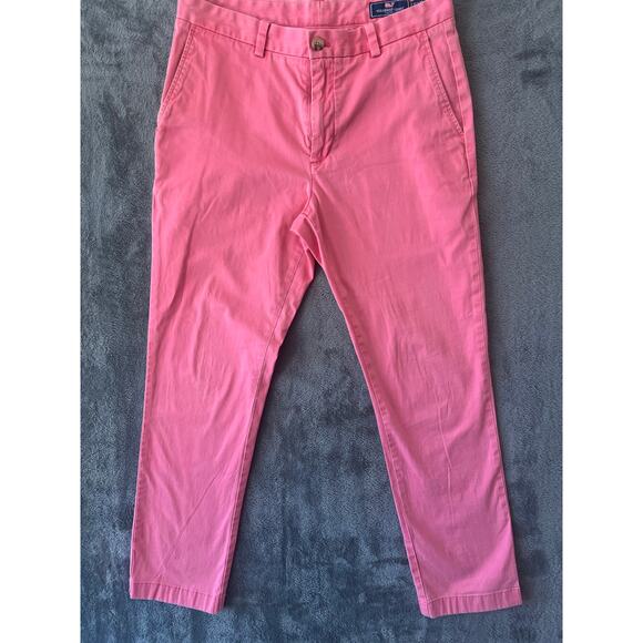 Vineyard Vines Coral Breaker Pants men sz 32waist 32 length Golf boating casual - Picture 2 of 7